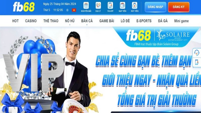 Khuyến mãi FB68 siêu sốc với 6 chương trình mới nhất